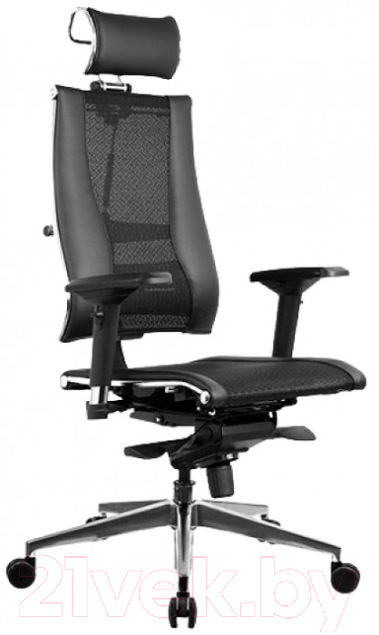 Кресло офисное Metta Y 4DT B2-14D Mesh YM93 EcoLeather Infinity