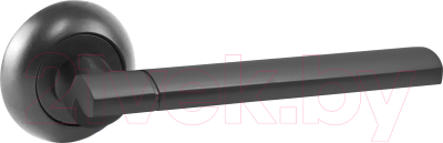 Ручка дверная Trodos 102 серия 08 (черный матовый)