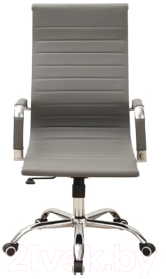 Кресло офисное Снабстройсервис Ривьера BM-529 (экокожа, серый)