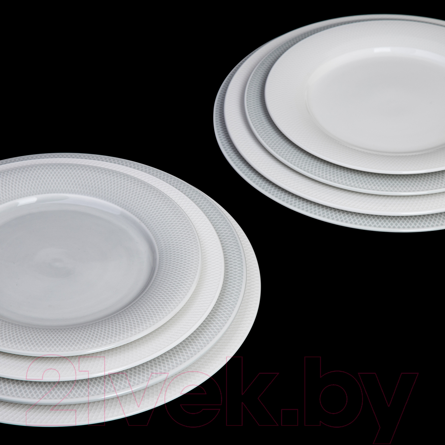 Тарелка закусочная (десертная) Corone Rosenthal XSY3797 / фк9903 (голубой) — фото 2