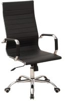Кресло офисное Снабстройсервис Ривьера BM-529 (экокожа, черный) - 