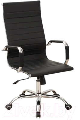 Кресло офисное Снабстройсервис Ривьера BM-529 (экокожа, черный)