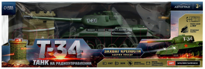 Радиоуправляемая игрушка Автоград Танк Т34 99869 / 9868198