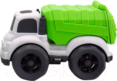 Автомобиль игрушечный Funky Toys Эко-машинка. Городская техника / FT0278073 (белый/зеленый)