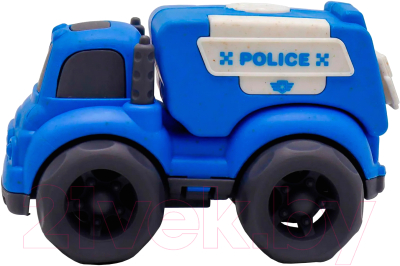 Автомобиль игрушечный Funky Toys Эко-машинка. Полиция / FT0278077 (синий)