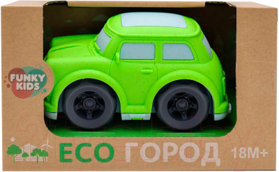 Автомобиль игрушечный Funky Toys Эко-машинка / FT0304318-1 (зеленый)