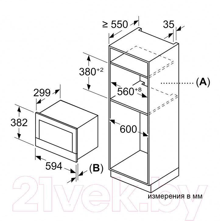 Микроволновая печь Bosch BEL7321B1