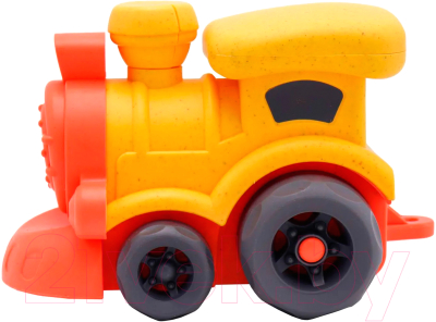Автомобиль игрушечный Funky Toys Эко-машинка Поезд / FT0416349-2 (желтый)