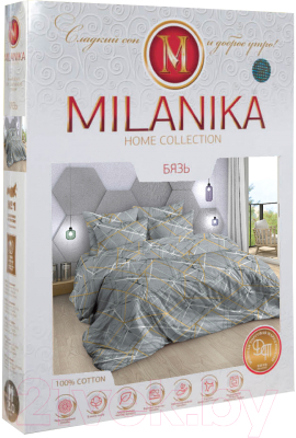 Комплект постельного белья Milanika Ребус 1.5сп (бязь)