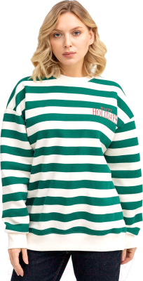 Изображение товара Свитшот Mark Formelle 122887/1 (р.164/170-88-94, молочно-зеленая полоска)