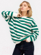 Миниатюра изображения товара Свитшот Mark Formelle 122887/1 (р.164/170-108-114, молочно-зеленая полоска)