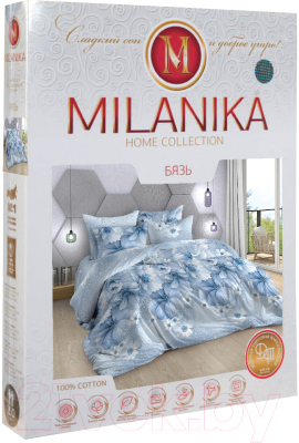 Комплект постельного белья Milanika Космея Семейный (бязь)