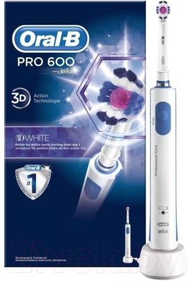 Электрическая зубная щетка Oral-B Pro 600 Cross Action