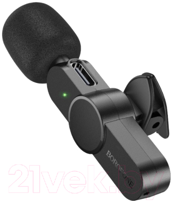 Микрофон Borofone BFK12 Type-C (черный)