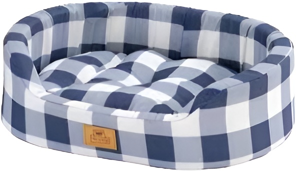 Лежанка для животных Ferplast Dandy 45 Cotone / 82941083 (синяя клетка)