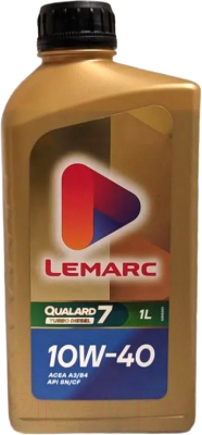 Моторное масло Lemarc Qualard 7 Turbo Diesel 10W40 / 12410301 (1л)