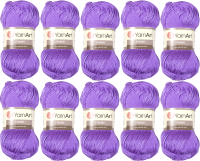 Набор пряжи для вязания Yarnart Etamin 100% акрил 180м / 430 (10шт, фиолетовый) - 