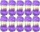 Набор пряжи для вязания Yarnart Etamin 100% акрил 180м / 430 (10шт, фиолетовый) - 
