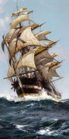 Картина Stamion Корабль Монтегю (30x60см) - 