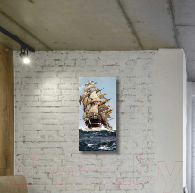 Картина Stamion Корабль Монтегю (40x80см)