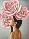 Картина Stamion Шляпка из роз (50x80см) - 