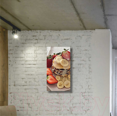Картина Stamion Блинчики с клубникой (40x75см)