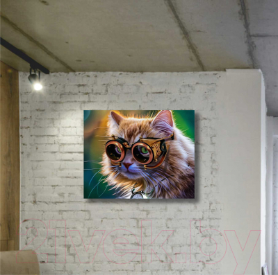 Картина Stamion Кот ученый (50x60см)