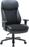 Кресло офисное Chairman CH414 (экокожа ткань черный) - 
