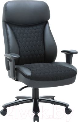 Кресло офисное Chairman CH414 (экокожа ткань черный)