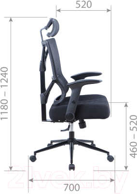 Кресло офисное Chairman CH566 (черный)