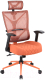 Кресло офисное Chairman CH566 (оранжевый) - 