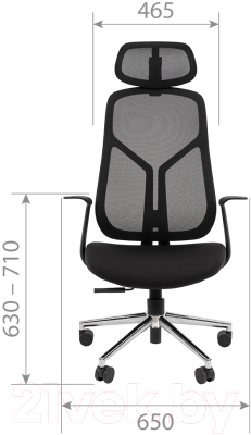 Кресло офисное Chairman CH588 (серый пластик/серый)