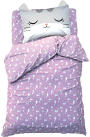 Комплект постельного белья Этель Funny Cat 1.5сп / 9935632 - 