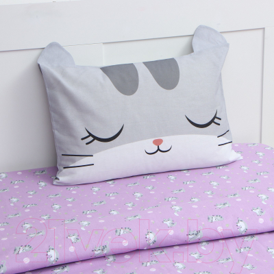 Комплект постельного белья Этель Funny Cat 1.5сп / 9935632
