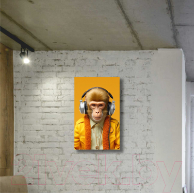 Картина Stamion Меломан в желтом (50x80см)