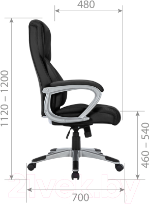 Кресло офисное Chairman CH665 (экокожа светло-бежевый)
