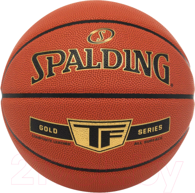 Баскетбольный мяч Spalding Gold TF 76857z (размер 7, коричневый/черный)