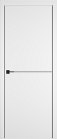 Дверь межкомнатная Bafa П-1/1 60х200 (белый софт/черный/глухая) - 