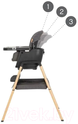 Стульчик для кормления Tutti Bambini High Chair Nova Complete (Grey/Oak)