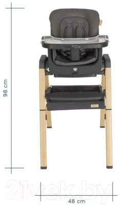 Стульчик для кормления Tutti Bambini High Chair Nova Complete (Grey/Oak)