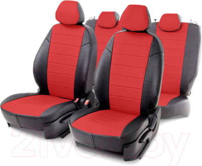 Комплект чехлов для сидений Seintex 97365 (черный/красный, для KIA Sportage IV 2015–2021)