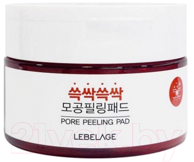 Пилинг для лица Lebelage Pore Peeling Pad (60шт)