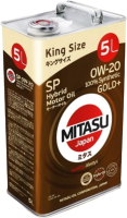 Моторное масло Mitasu Gold Plus Hybrid 0W20 SP GF-6A / MJ-P02h-5 (5л) - 