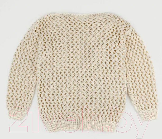 Джемпер детский Amarobaby Knit Trend / AB-OD21-KNITT2602/33-152 (молочный, р.152) — фото 2