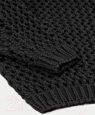 Джемпер детский Amarobaby Knit Trend / AB-OD21-KNITT2602/09-152 (черный, р.152)