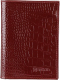 Обложка для автодокументов Poshete 604-001ET-CHR (бордовый) - 
