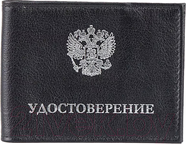 Чехол для документов Poshete Универсальная / 604-007M-BLK (черный)