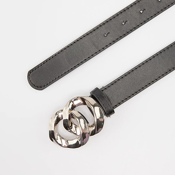 Ремень женский No Brand 909-A05-BLK (черный)
