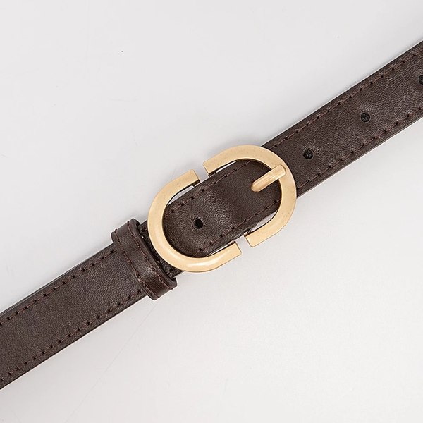Ремень женский No Brand 909-A08-BRW (коричневый)