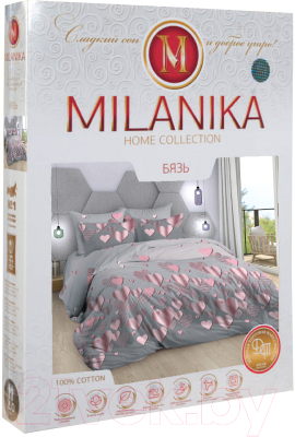 Комплект постельного белья Milanika Сияние 2сп (бязь)